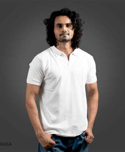 Joggers-Polo-V-Neck-Half-Sleeves